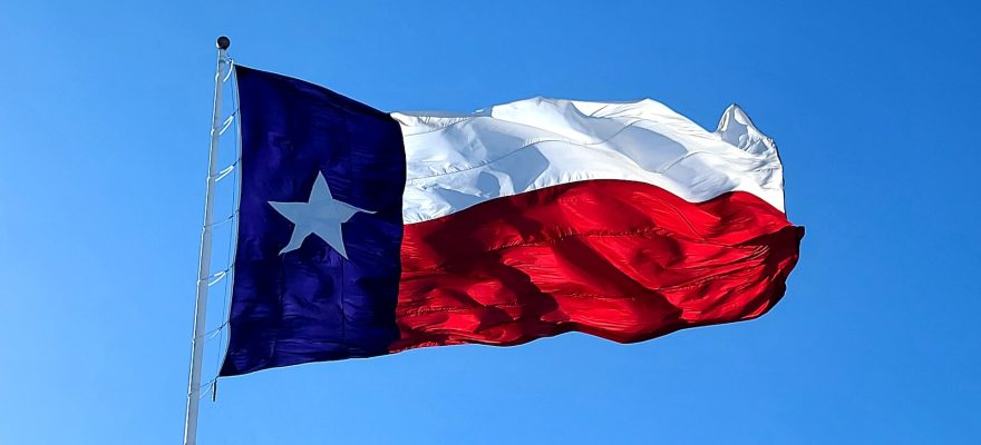 blue white and red flag