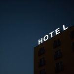 hotel lighted signage