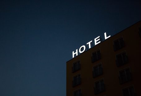 hotel lighted signage