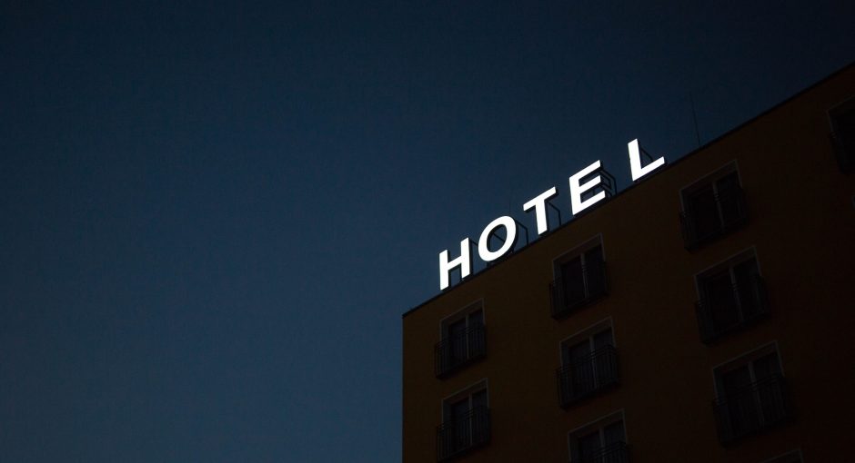 hotel lighted signage