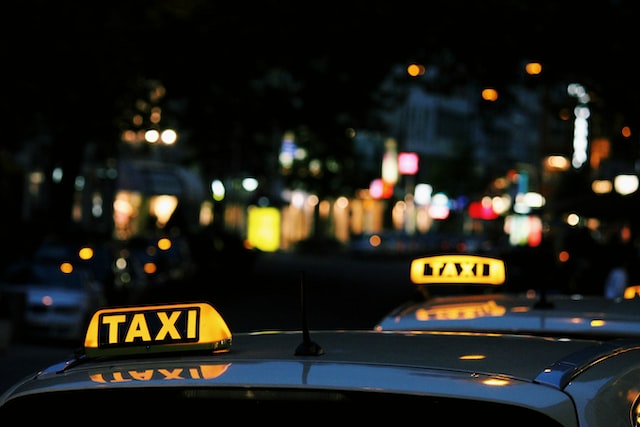 taxi signage